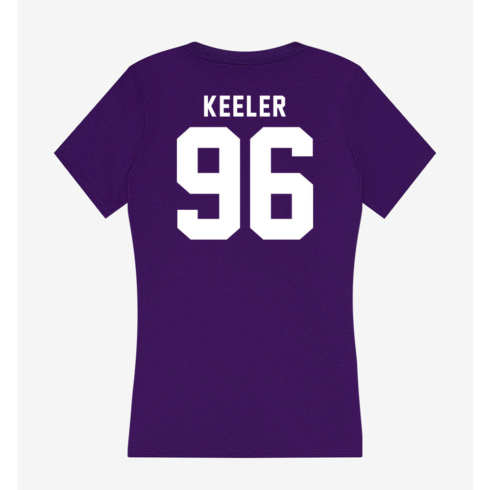 TCU - NCAA Football : Cal Keeler - Women's V-Neck T-Shirt-1