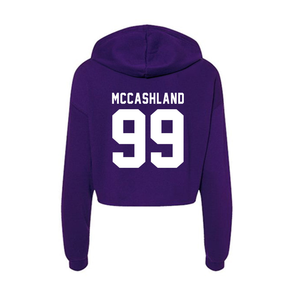 TCU - NCAA Football : Nate Mccashland - Women's Crop Fleece Hoodie-1