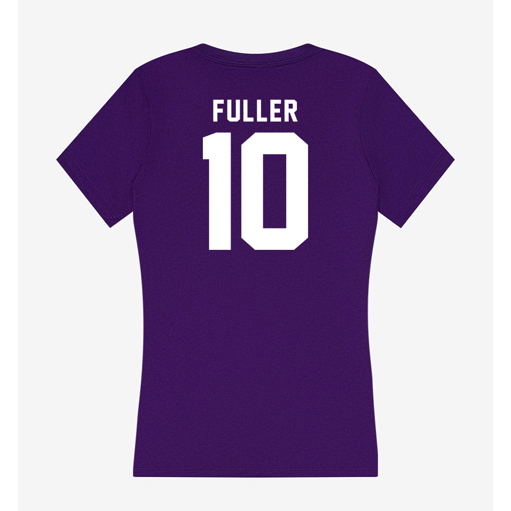 TCU - NCAA Women's Soccer : Kamdyn Fuller - Women's V-Neck T-Shirt-1