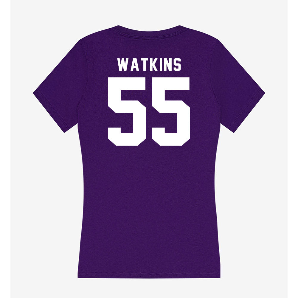 TCU - NCAA Football : Lawson Watkins - Women's V-Neck T-Shirt-1
