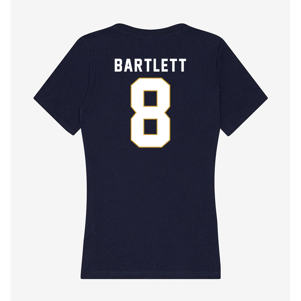 Notre Dame - NCAA Men's Soccer : Nici Bartlett - Women's V-Neck T-Shirt-1
