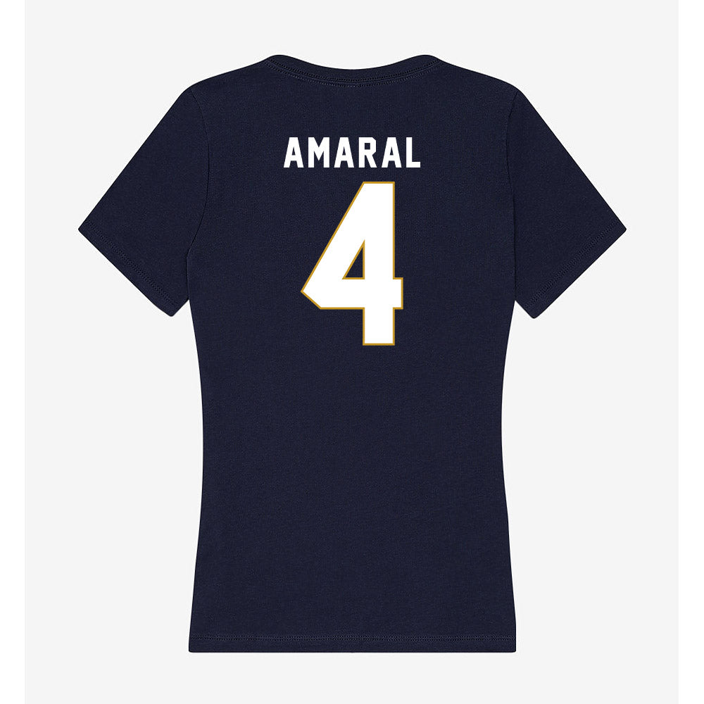Notre Dame - NCAA Softball : Addison Amaral - Women's V-Neck T-Shirt-1