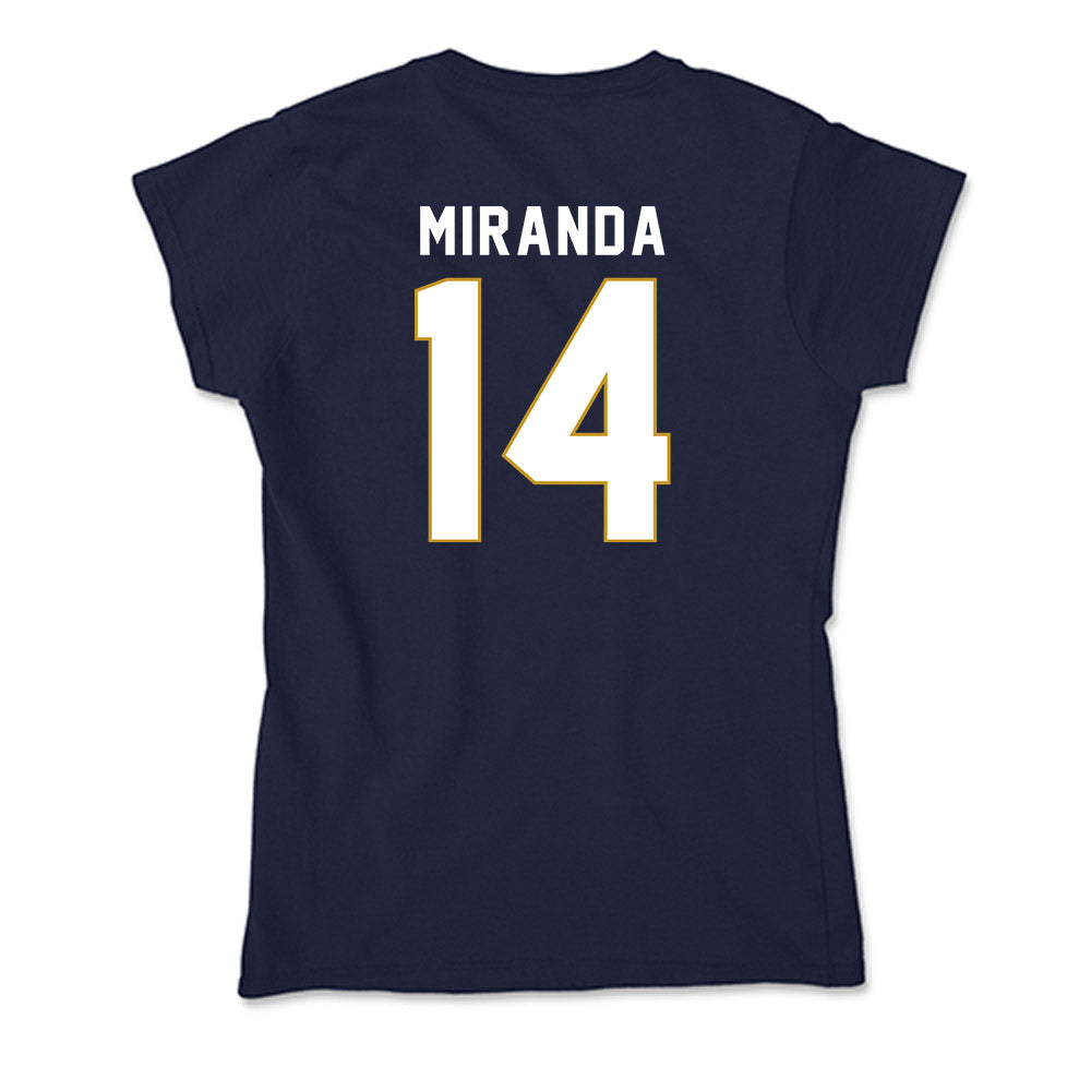 Notre Dame - NCAA Baseball : Shane Miranda - Soft Style Women’s T-Shirt-1