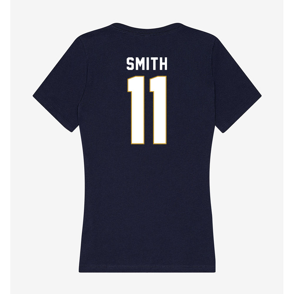 Notre Dame - NCAA Football : KK Smith - Women's V-Neck T-Shirt-1