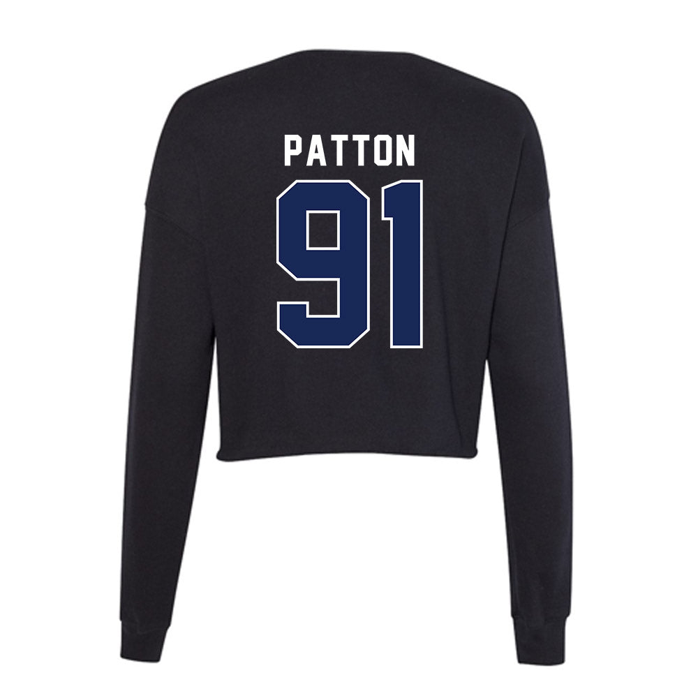 Arizona - NCAA Football : Porter Patton - Women's Cropped Crew Fleece-1