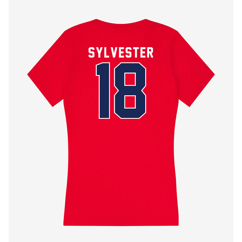 Arizona - NCAA Baseball : Beau Sylvester - Women's V-Neck T-Shirt-1