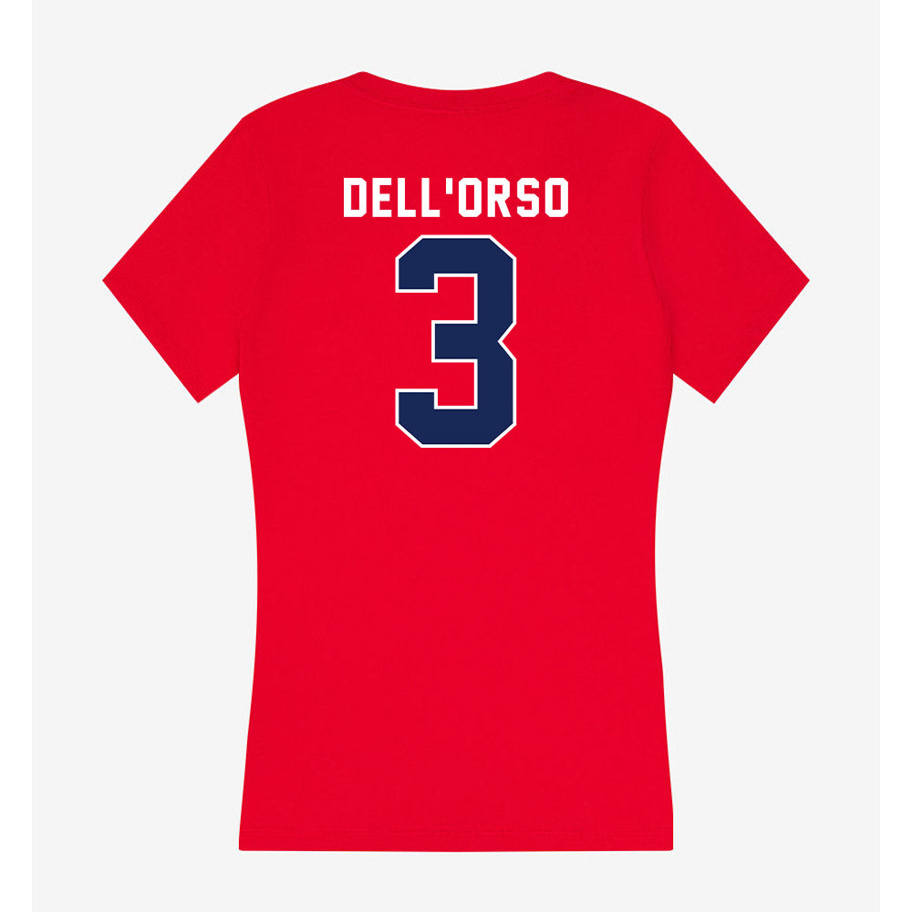 Arizona - NCAA Men's Basketball : Anthony Dell'Orso - Women's V-Neck T-Shirt-1