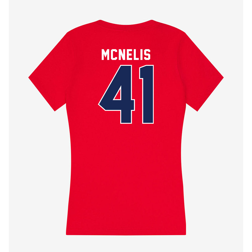 Arizona - NCAA Baseball : Chaz McNelis - Women's V-Neck T-Shirt-1