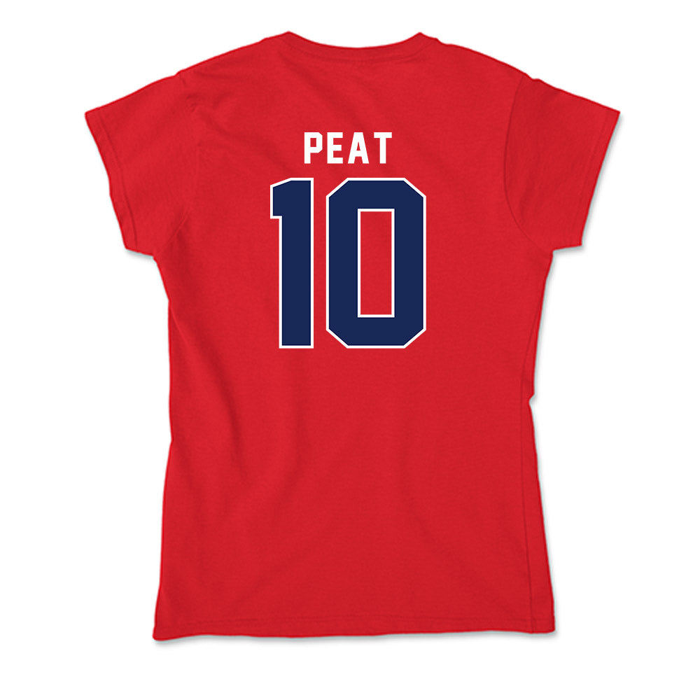 Arizona - NCAA Men's Basketball : Koa Peat - Soft Style Women’s T-Shirt-1