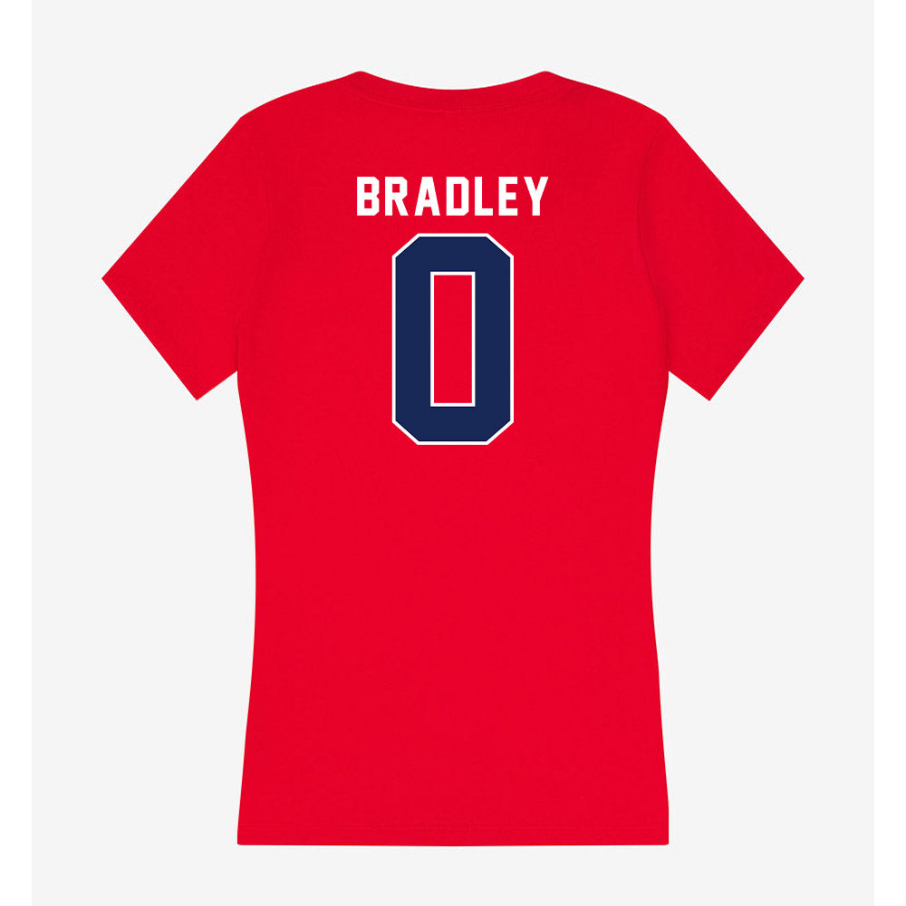 Arizona - NCAA Men's Basketball : Jaden Bradley - Women's V-Neck T-Shirt-1