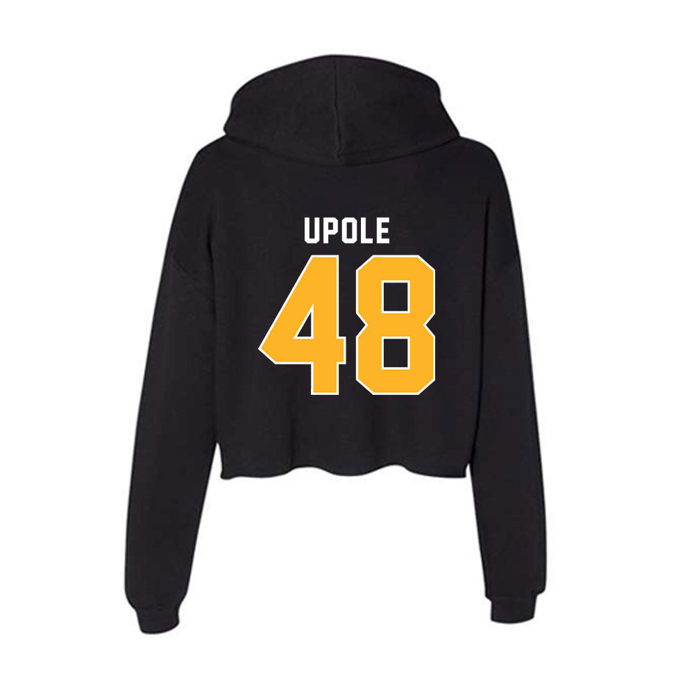 Pittsburgh - NCAA Baseball : Isaac Upole - Women's Crop Fleece Hoodie-1