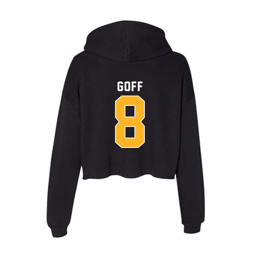 Pittsburgh - NCAA Football : Juelz Goff - Women's Crop Fleece Hoodie-1