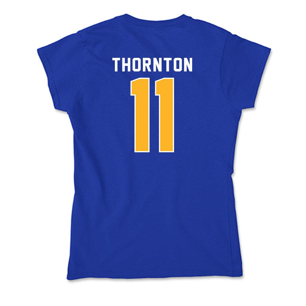 Pittsburgh - NCAA Softball : Amelia Thornton - Soft Style Women’s T-Shirt-1