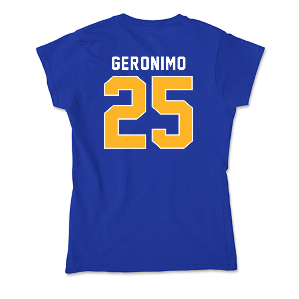 Pittsburgh - NCAA Softball : Cyara Geronimo - Soft Style Women’s T-Shirt-1