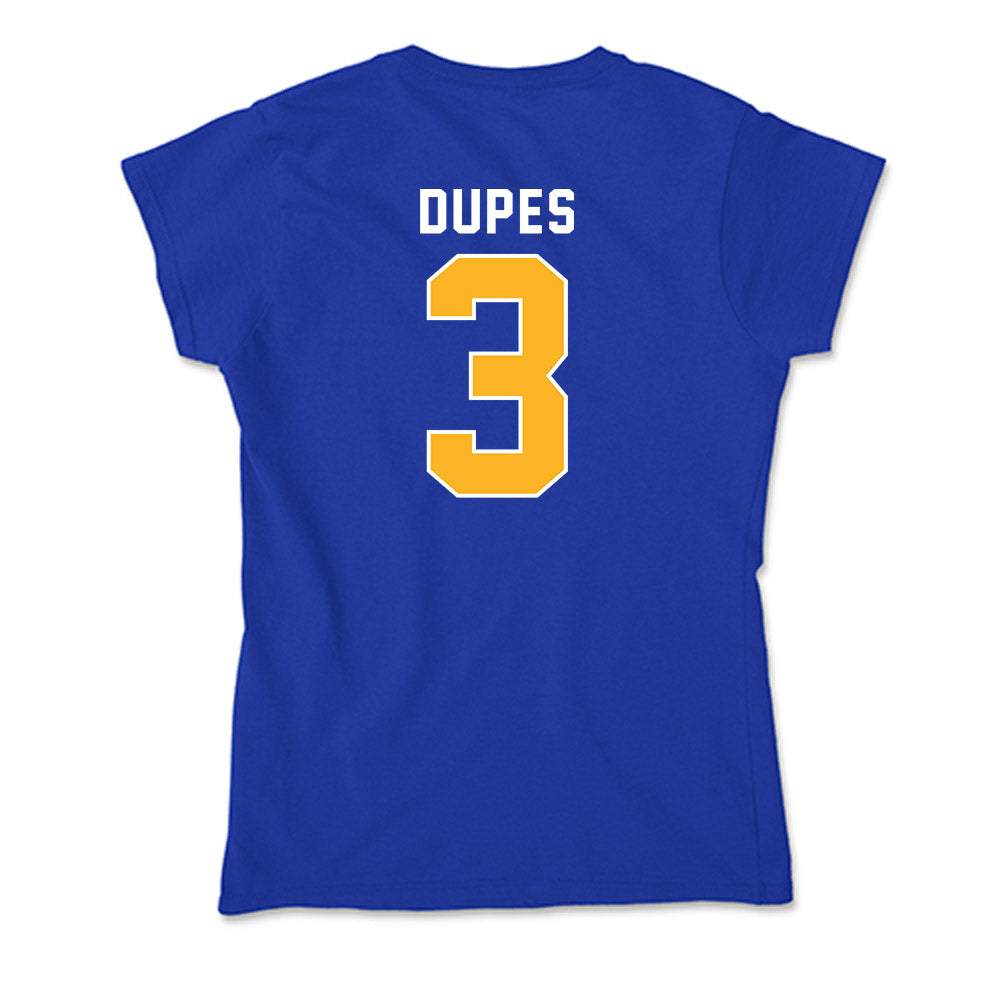 Pittsburgh - NCAA Women's Volleyball : Emery Dupes - Soft Style Women’s T-Shirt-1
