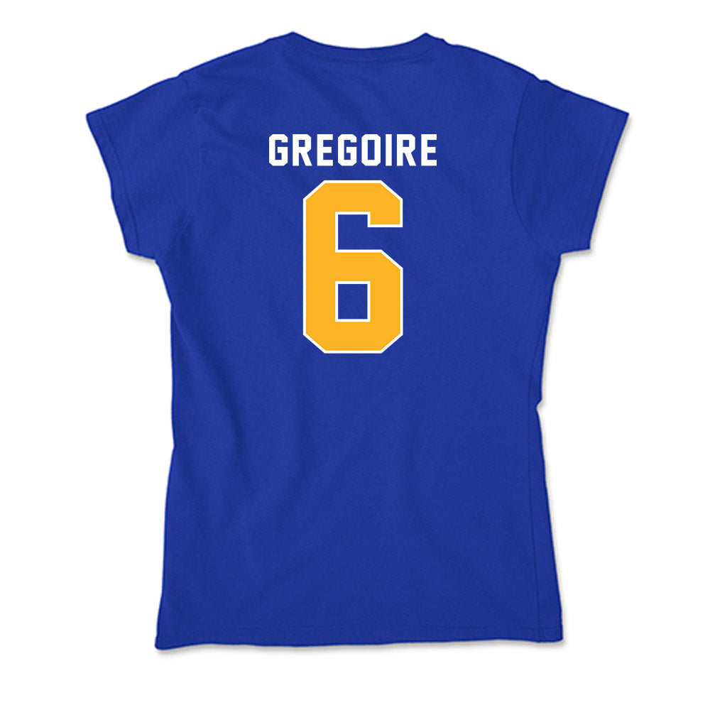 Pittsburgh - NCAA Women's Volleyball : Sophia Gregoire - Soft Style Women’s T-Shirt-1