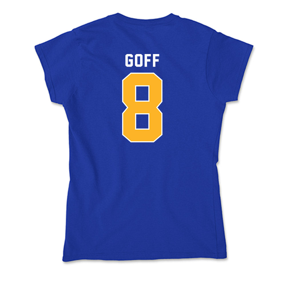 Pittsburgh - NCAA Football : Juelz Goff - Soft Style Women’s T-Shirt-1