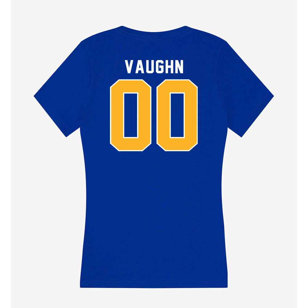 Pittsburgh - NCAA Softball : Tieley Vaughn - Women's V-Neck T-Shirt-1