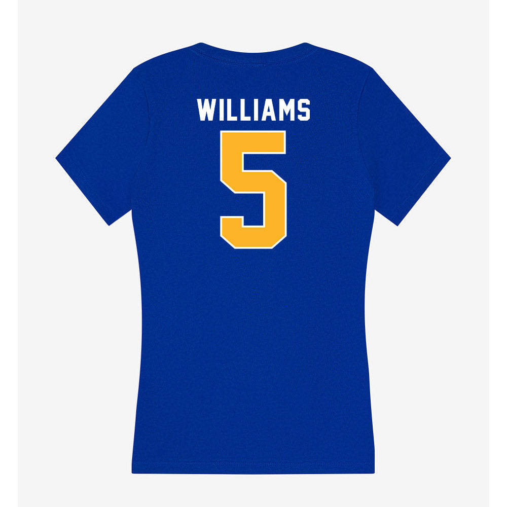 Pittsburgh - NCAA Football : Raphael Williams - Women's V-Neck T-Shirt-1