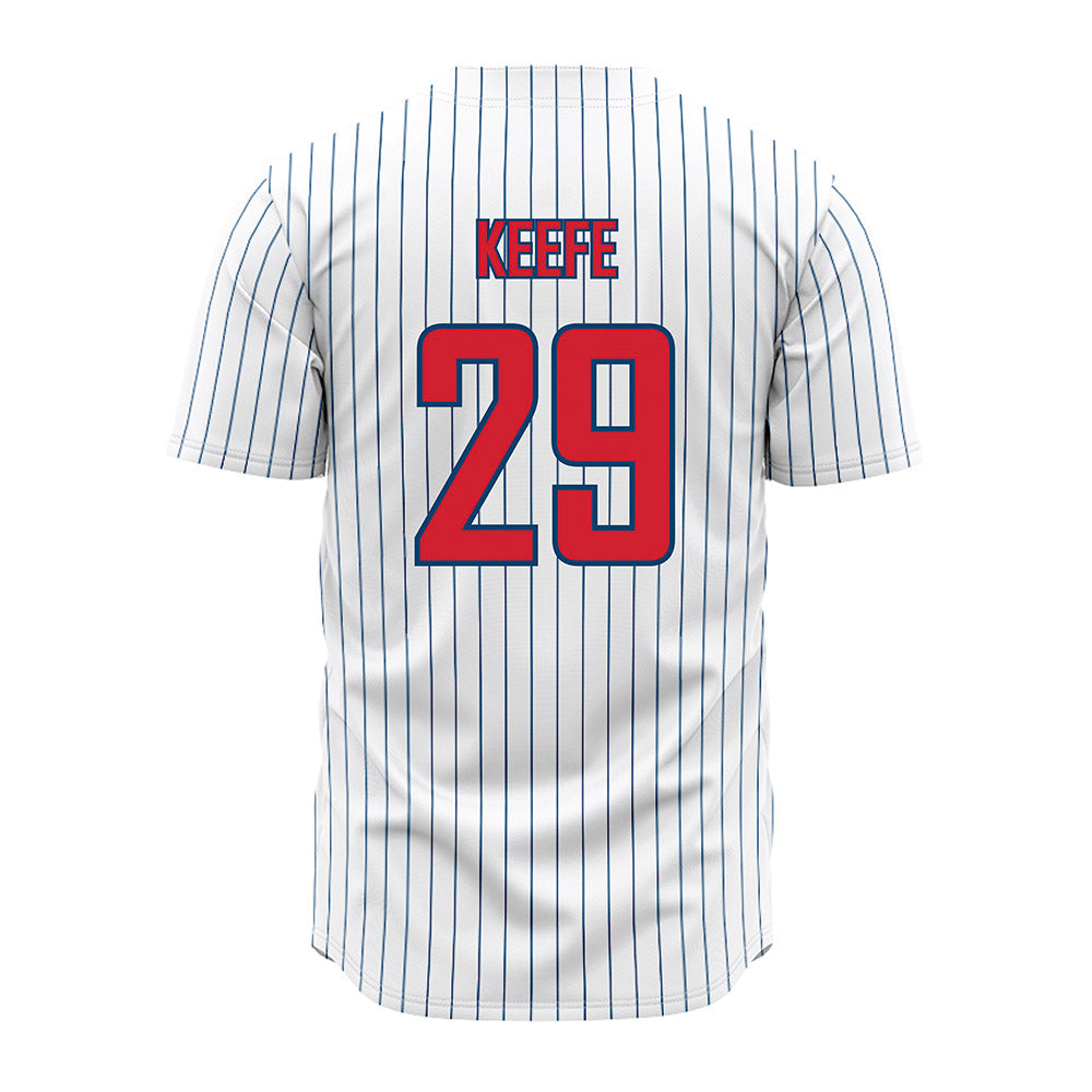 Radford - NCAA Baseball : Ben Keefe - Pinstripe Jersey-1