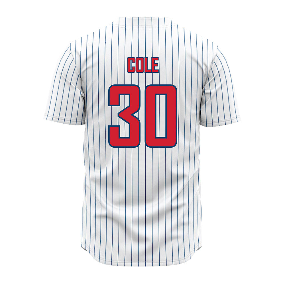 Radford - NCAA Baseball : Cameron Cole - Pinstripe Jersey-1