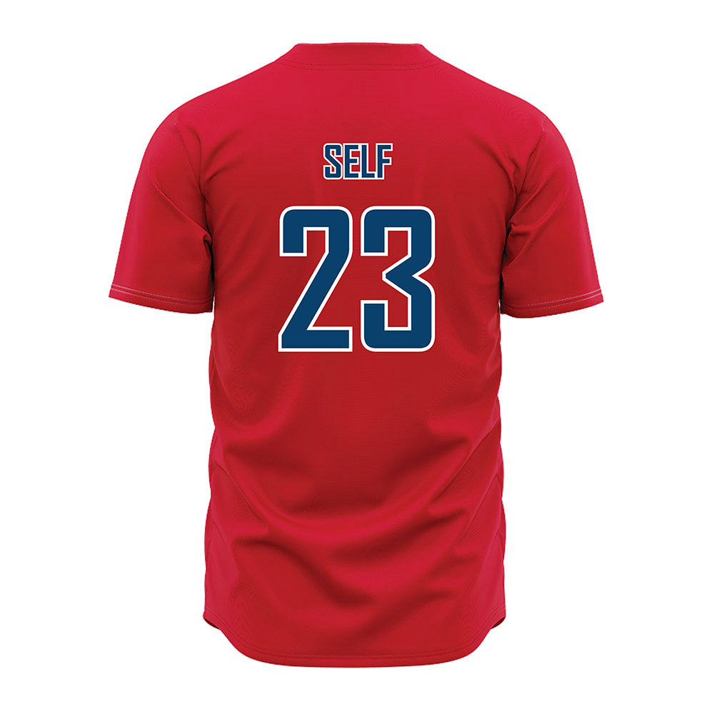 Radford - NCAA Baseball : Mason Self - Red Jersey
