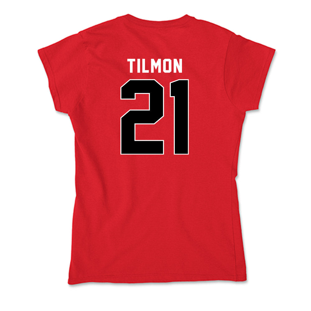 Utah - NCAA Football : Nathan Tilmon - Soft Style Women’s T-Shirt-1