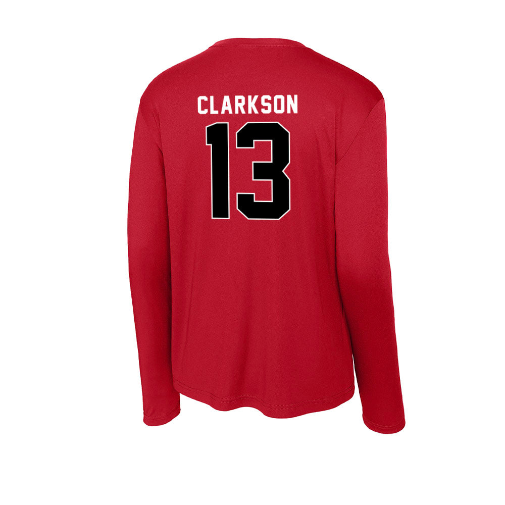 Utah - NCAA Baseball : TJ Clarkson - Activewear Long Sleeve T-Shirt