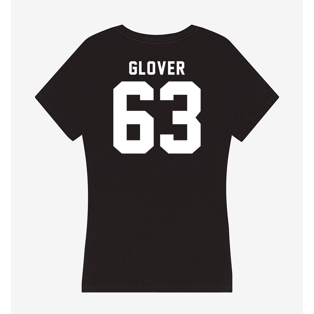 Georgia - NCAA Football : Dontrell Glover - Women's V-Neck T-Shirt-1