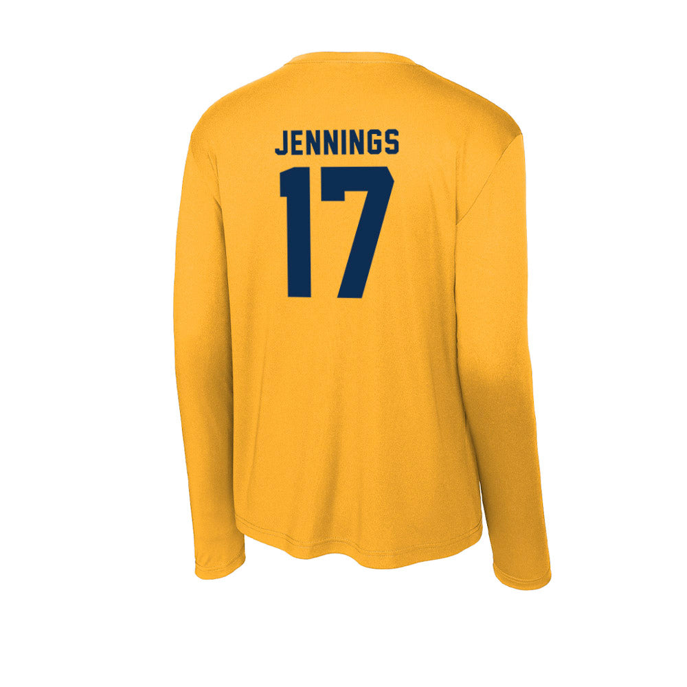 West Virginia - NCAA Football : Zae Jennings - Activewear Long Sleeve T-Shirt-1