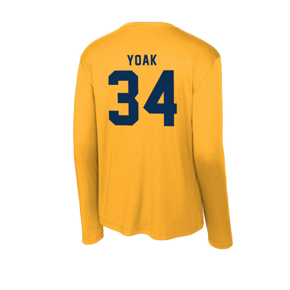 West Virginia - NCAA Baseball : Bryant Yoak - Activewear Long Sleeve T-Shirt-1