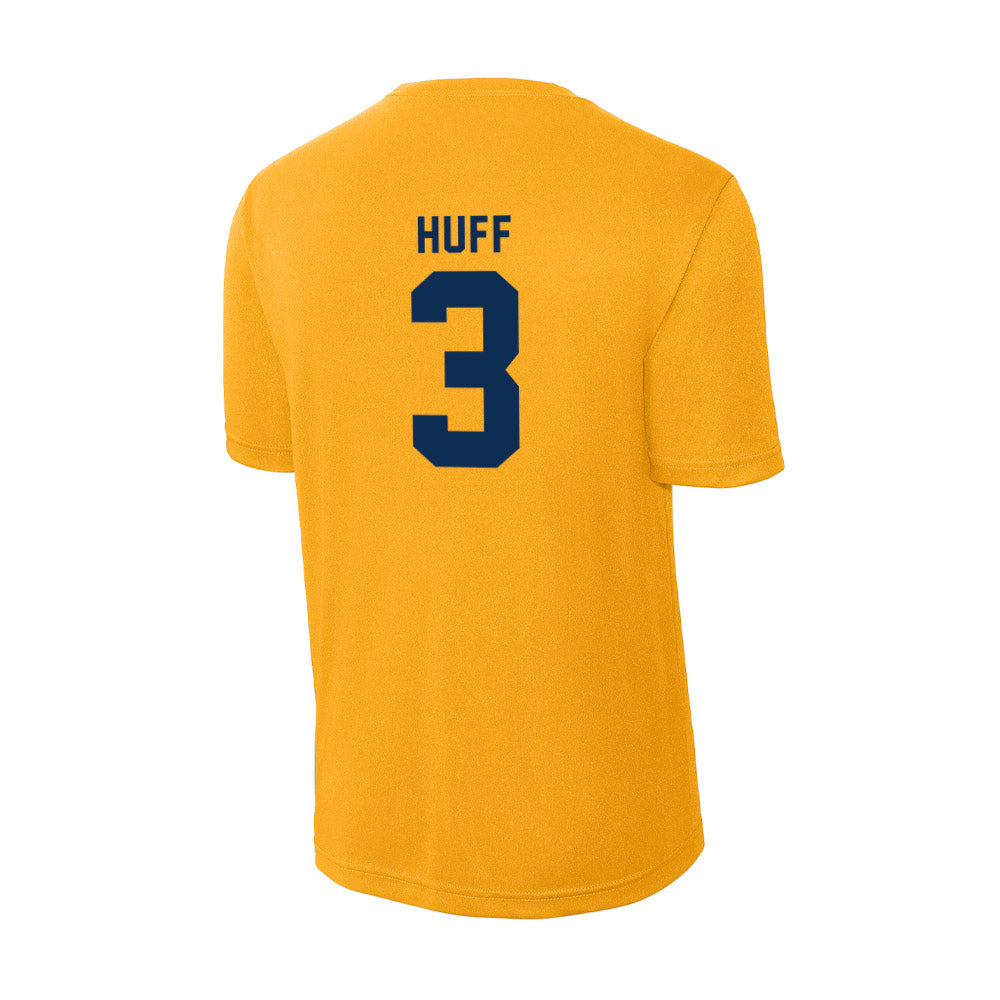 West Virginia - NCAA Men's Basketball : Honor Huff - Activewear T-Shirt-1