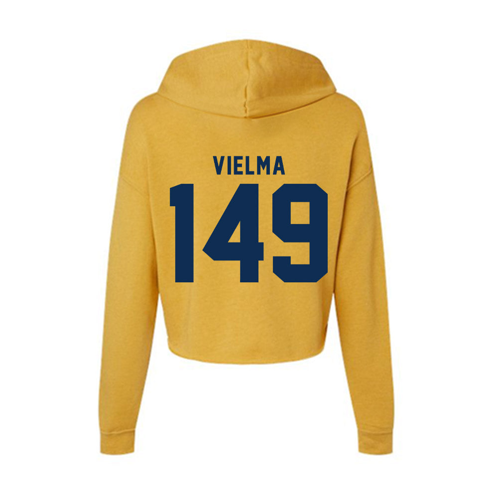 West Virginia - NCAA Wrestling : Lonzy Vielma - Women's Crop Fleece Hoodie-1