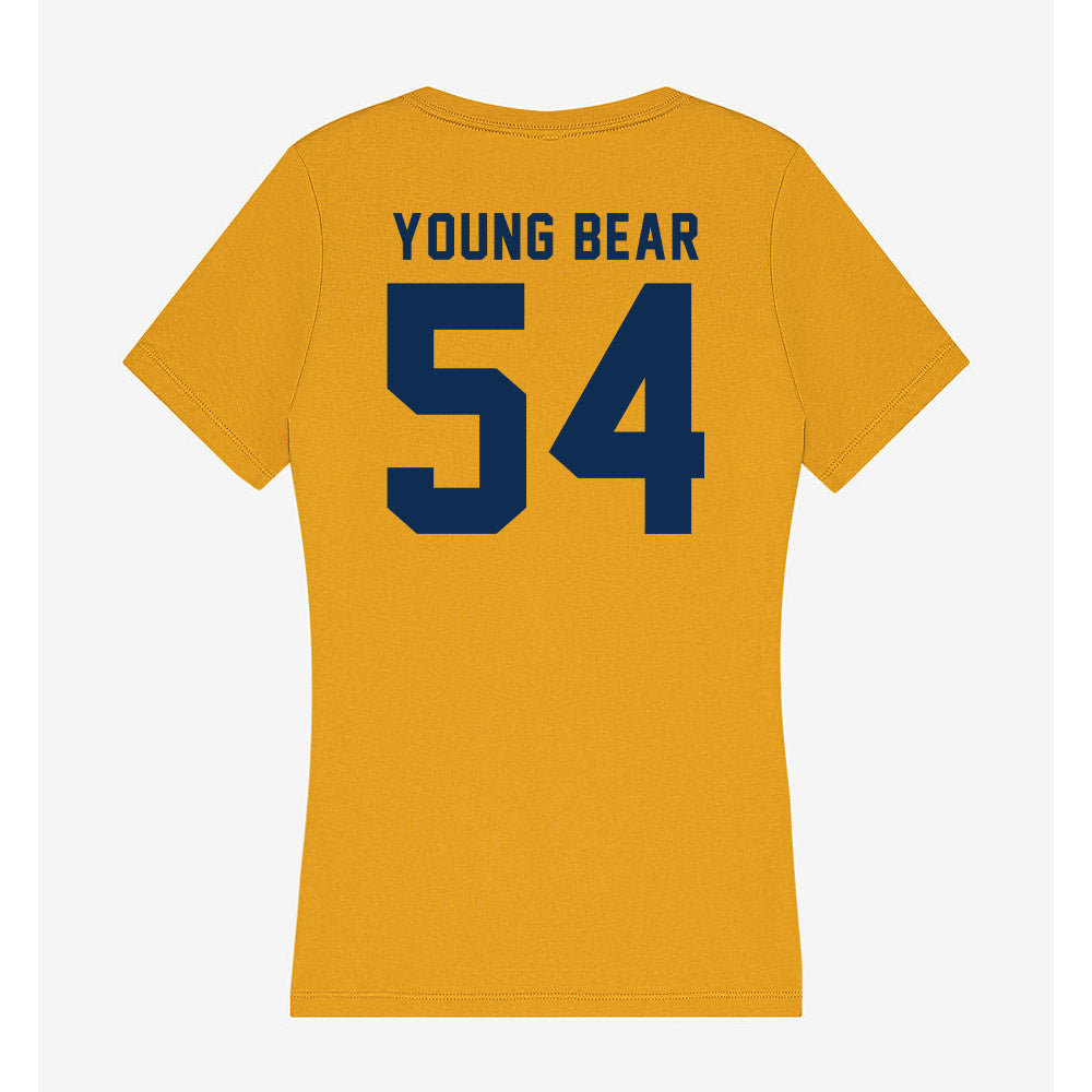 West Virginia - NCAA Football : Walter Young Bear - Women's V-Neck T-Shirt-1