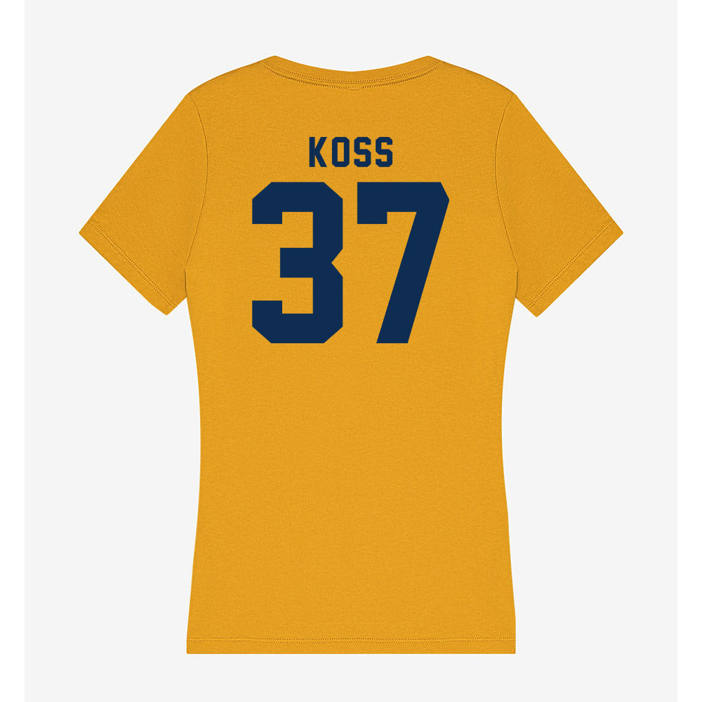West Virginia - NCAA Women's Soccer : Gianna Koss - Women's V-Neck T-Shirt-1
