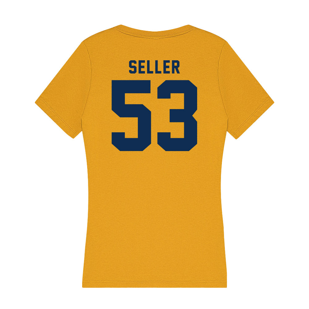 West Virginia - NCAA Football : Kaden Seller - Women's V-Neck T-Shirt-1