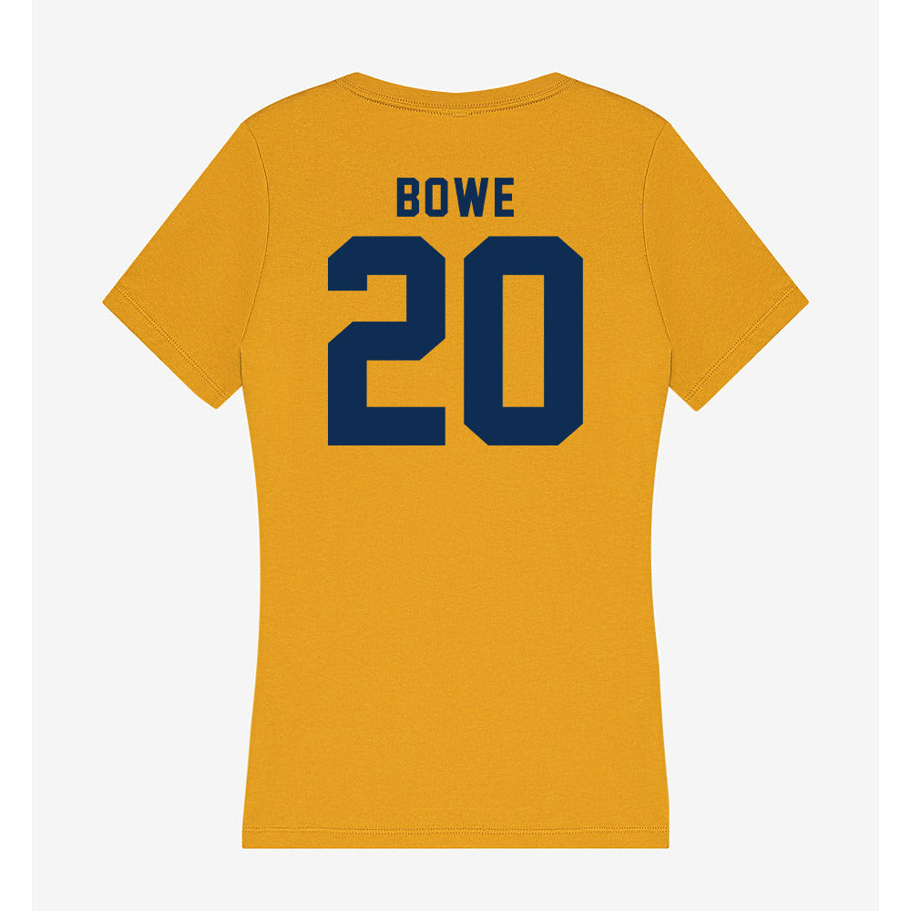 West Virginia - NCAA Men's Soccer : Thomas Bowe - Women's V-Neck T-Shirt-1