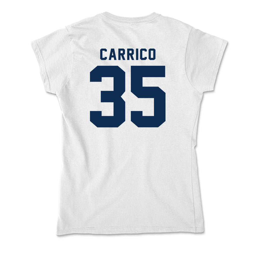 West Virginia - NCAA Football : Reid Carrico - Soft Style Women’s T-Shirt-1