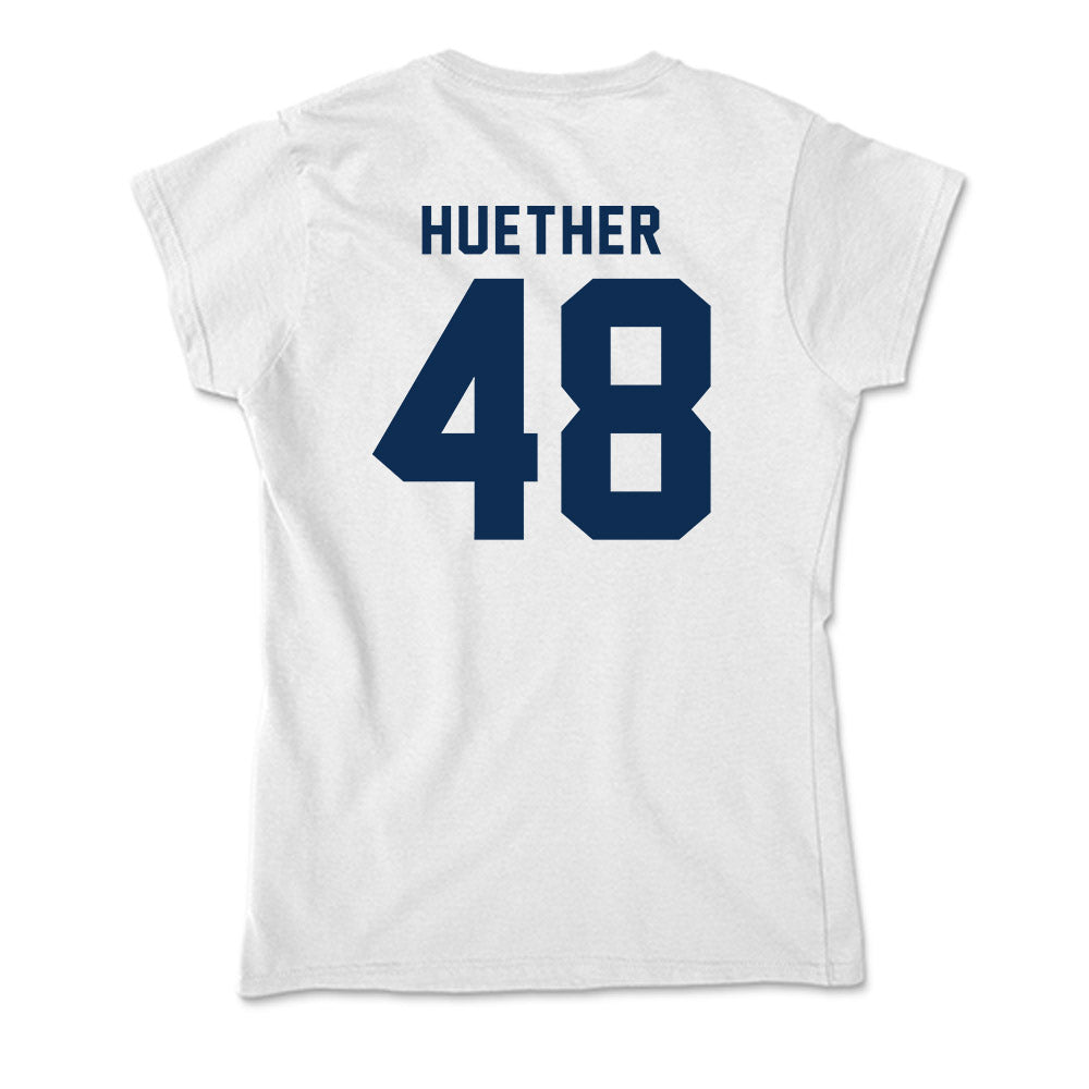 West Virginia - NCAA Baseball : JT Huether - Soft Style Women’s T-Shirt-1