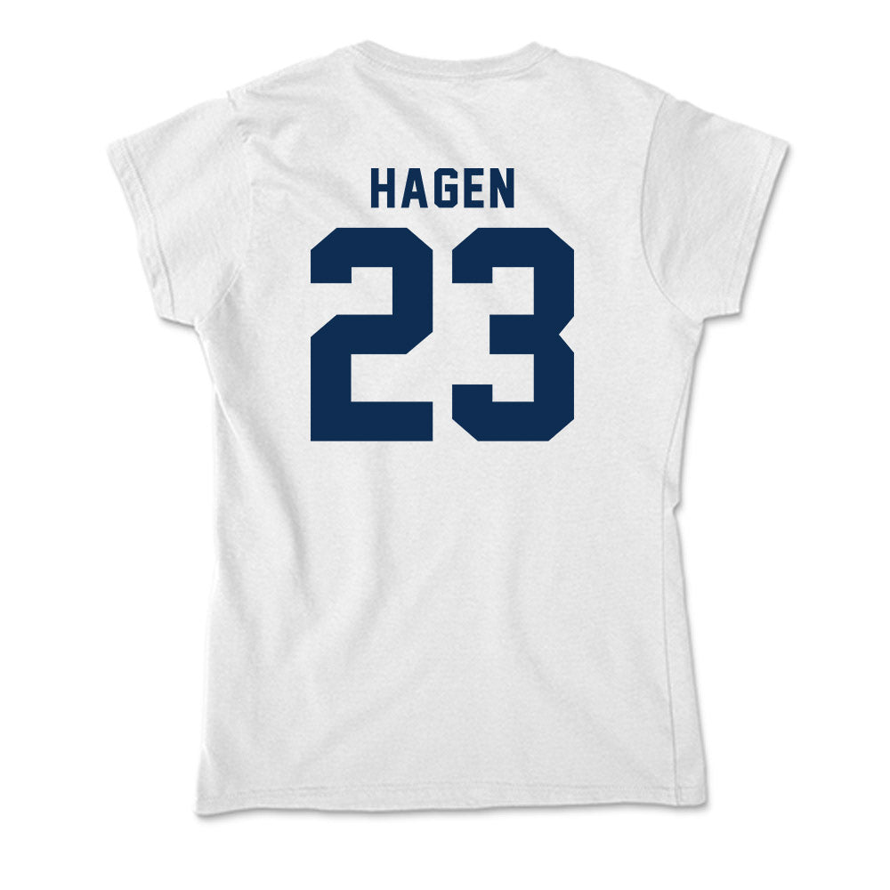 West Virginia - NCAA Baseball : David Hagen - Soft Style Women’s T-Shirt-1