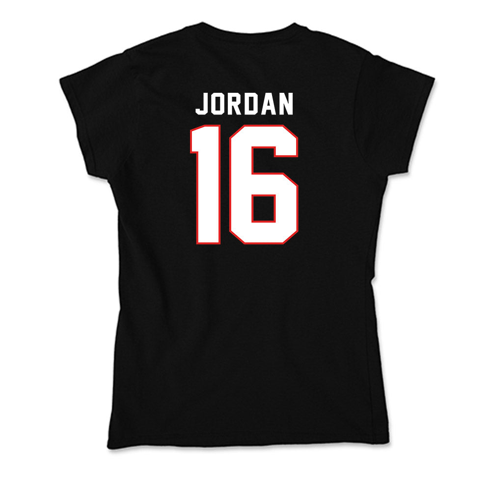 Texas Tech - NCAA Baseball : Will Jordan - Soft Style Women’s T-Shirt-1