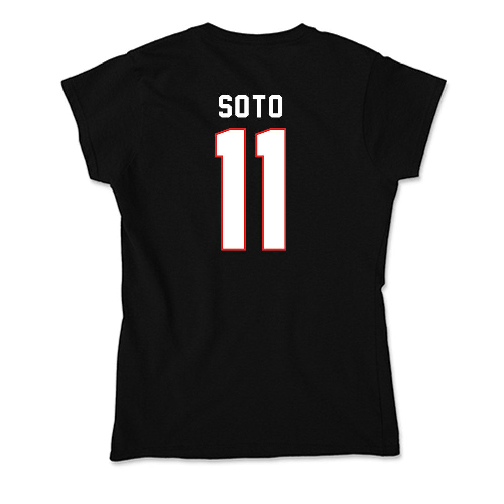 Texas Tech - NCAA Women's Soccer : Chloe Soto - Soft Style Women’s T-Shirt-1