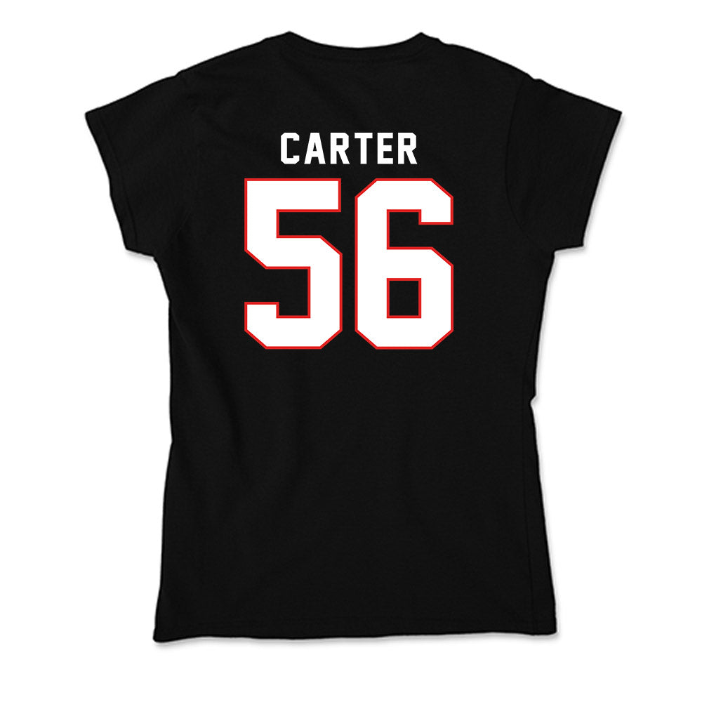 Texas Tech - NCAA Football : Davion Carter - Soft Style Women’s T-Shirt-1