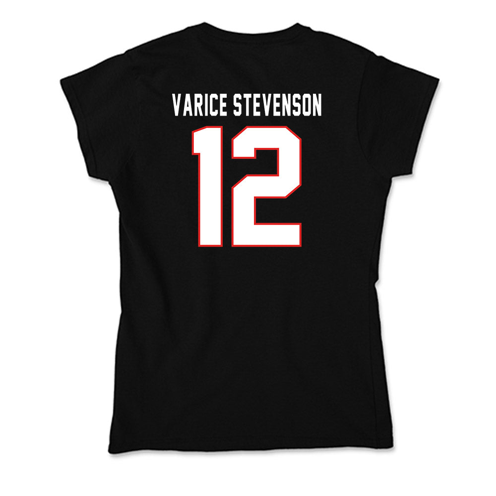 Texas Tech - NCAA Football : Marquez Varice Stevenson - Soft Style Women’s T-Shirt-1