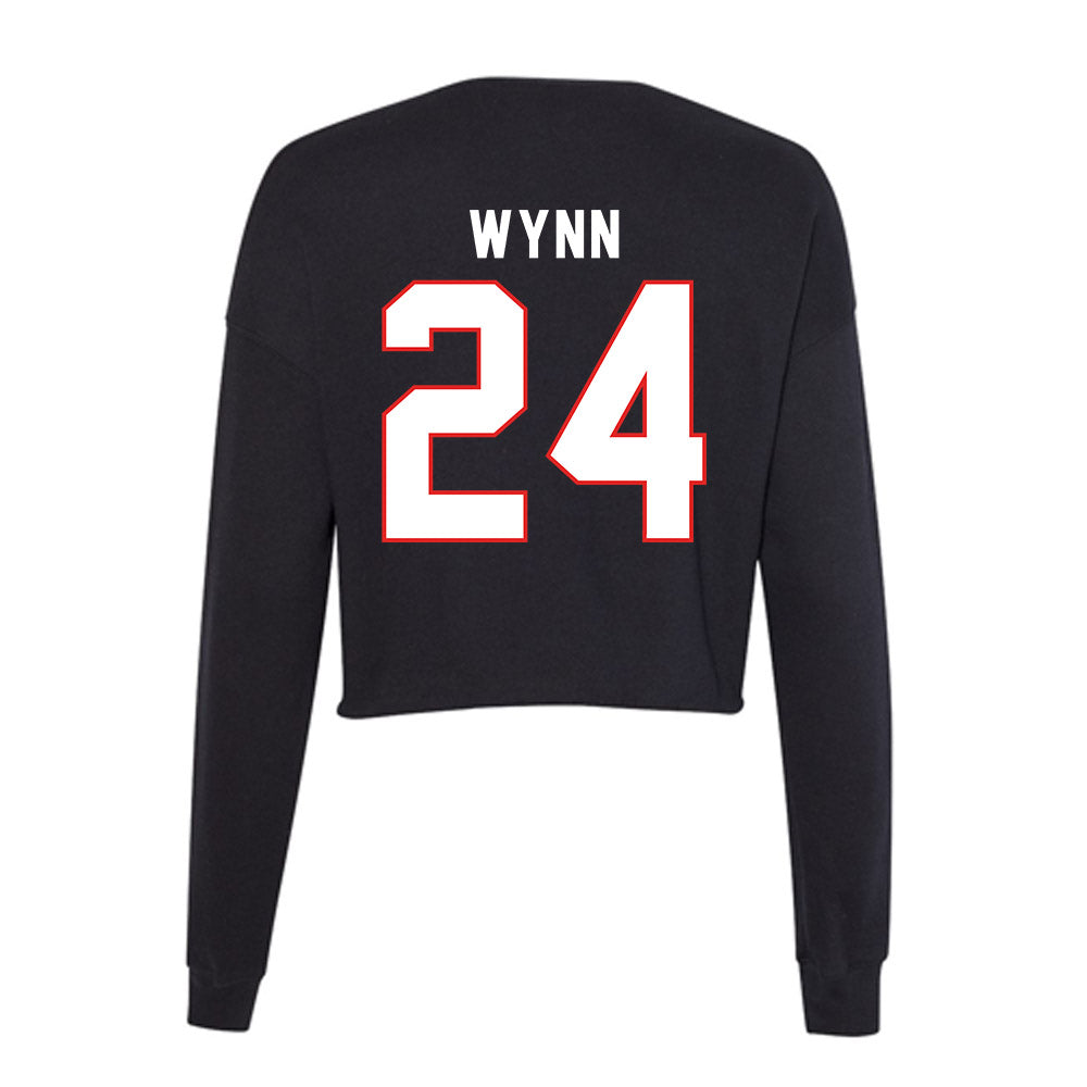Texas Tech - NCAA Women's Basketball : Jada Wynn - Women's Cropped Crew Fleece-1