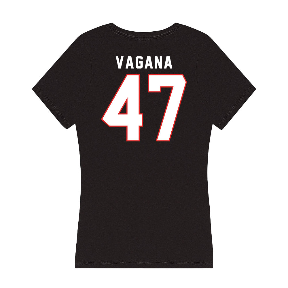 Texas Tech - NCAA Football : Rylan Vagana - Women's V-Neck T-Shirt-1