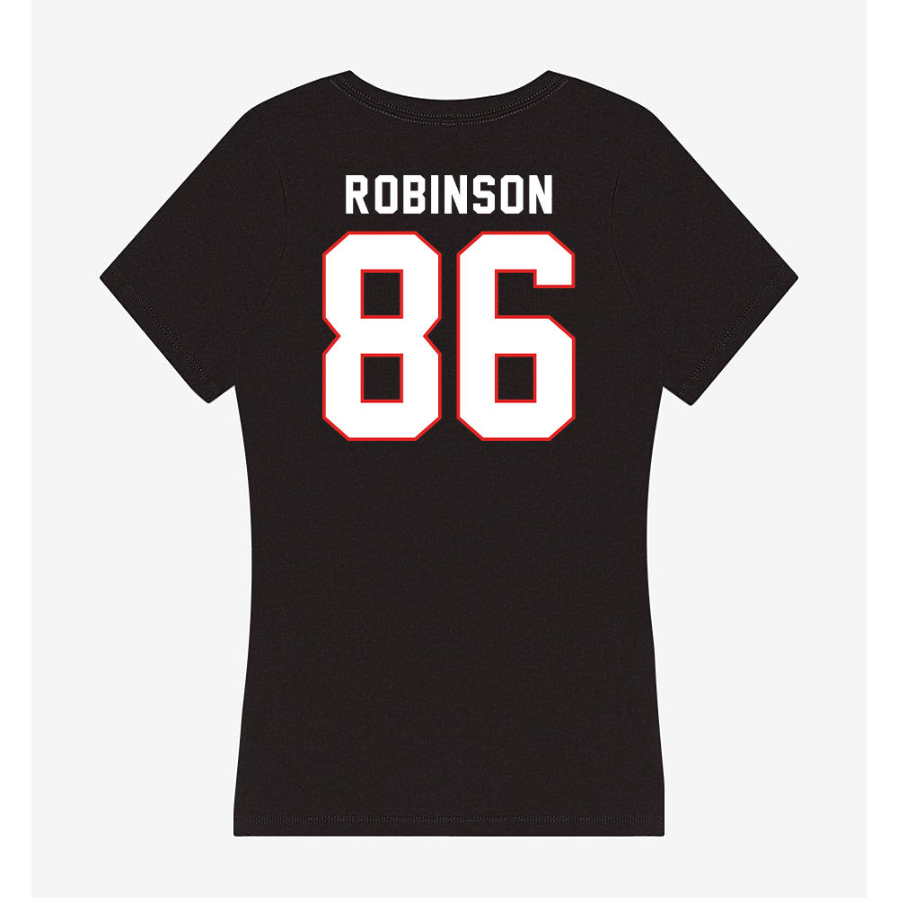 Texas Tech - NCAA Football : Sean Robinson - Women's V-Neck T-Shirt-1