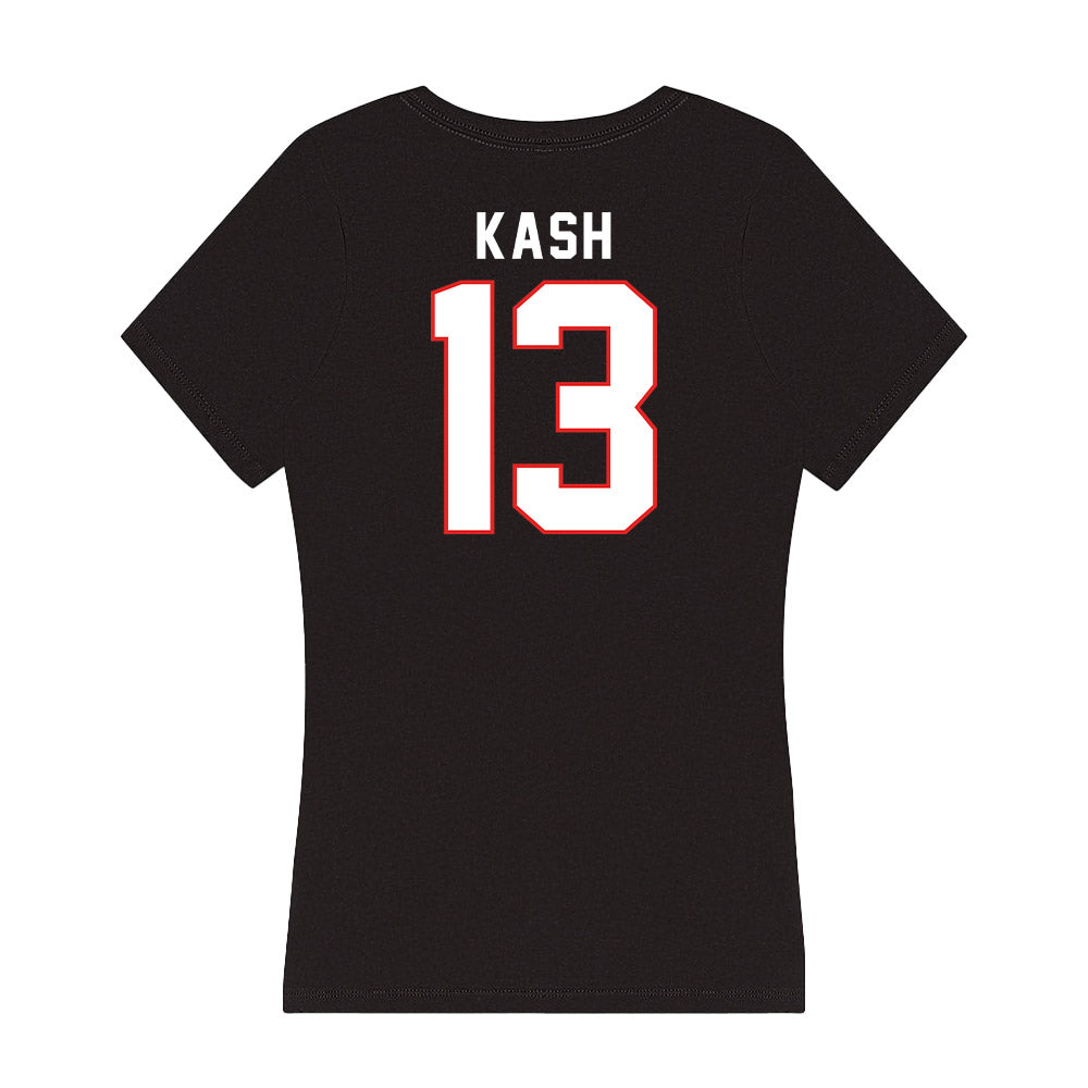 Texas Tech - NCAA Baseball : Gavin Kash - Women's V-Neck T-Shirt-1
