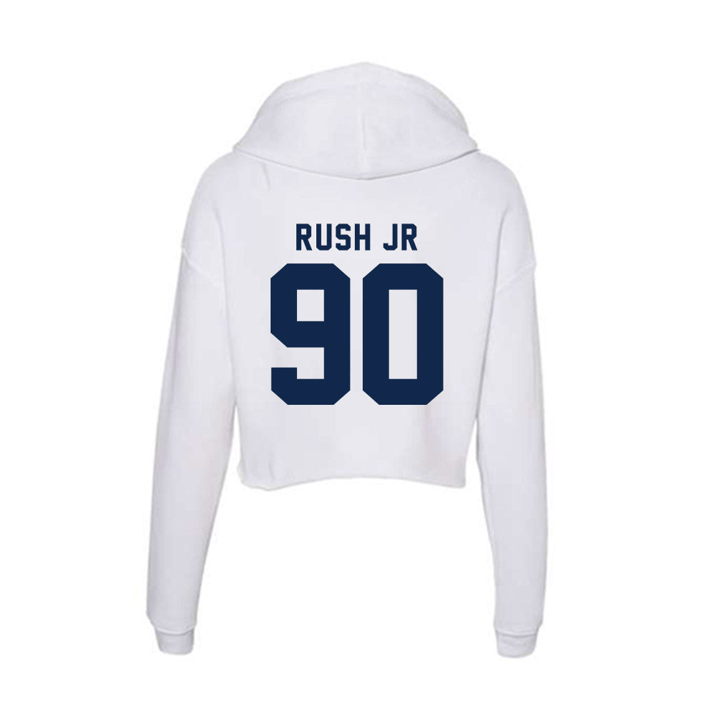 Ole Miss - NCAA Football : Jeffery Rush Jr - Women's Crop Fleece Hoodie-1