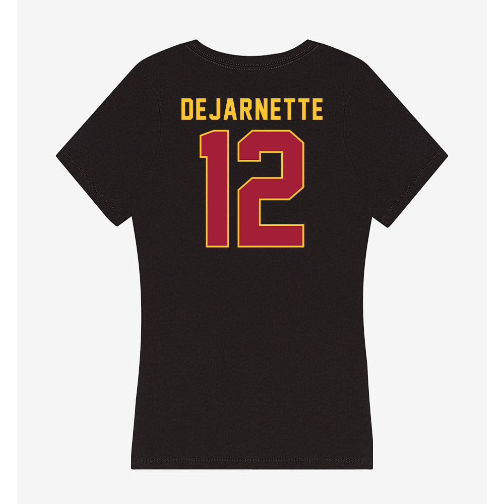 USC - NCAA Women's Lacrosse : Sophia DeJarnette - Women's V-Neck T-Shirt-1